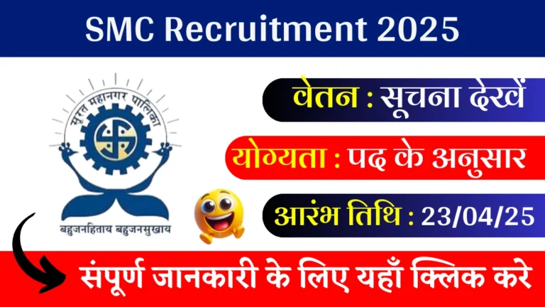 SMC Recruitment 2025